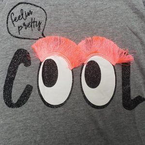Arizona Girls Cool Graphic Tank   Gray  Size S 7/8